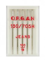  Иглы Organ для джинсы № 100, 5 шт, 130/705.100.5.H-J фото