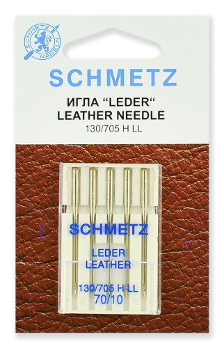  Иглы Schmetz для кожи № 70, 2215.AS2.VBS фото