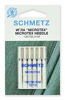  Иглы Schmetz микротекс особо острые № 70, 5 шт, 2231.MA2.VBS фото