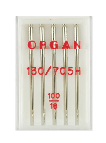  Иглы Organ стандарт № 100, 5 шт, 130/705.100.5.H фото