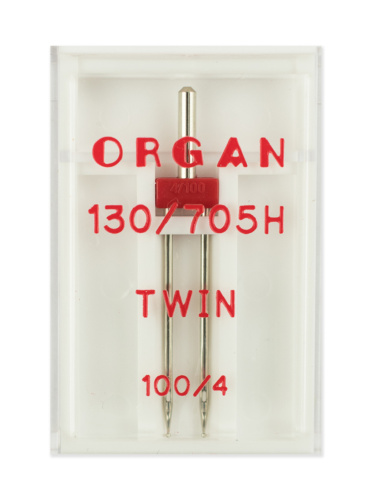  Иглы Organ двойные стандарт № 100/4.0, 130/705.100/4,0.1.H фото