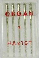  Иглы Organ для шелка № 55, 5 шт, 130/705.55.5 фото