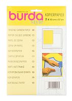  Копировальная бумага Burda с односторонним покрытием (83 x 57 см) белая/желтая, 2 шт фото