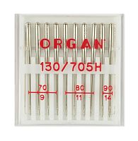  Иглы Organ стандарт № 70 - 90, 10 шт, 130/705.70-90.10.H фото