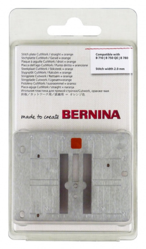  Пластина игольная Bernina для прямых строчек/CutWork фото