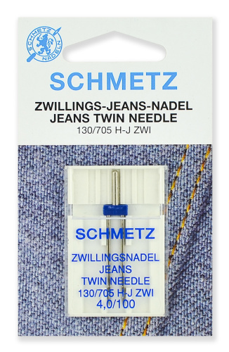  Иглы Schmetz для джинсы двойные № 100/4.0, 7140.MA2.SES фото
