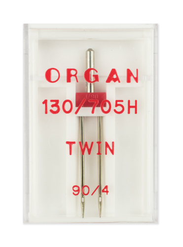  Иглы Organ двойные стандарт № 90/4.0, 130/705.90/4,0.1.H фото