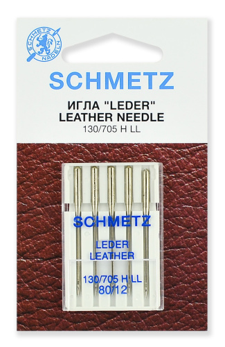  Иглы Schmetz для кожи № 80, 2215.AS2.VCS фото
