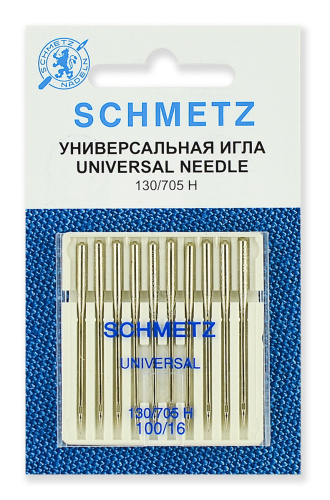  Иглы Schmetz стандартные № 100, 10 шт, 2215.2.XES фото