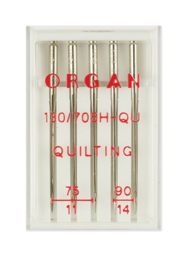  Иглы Organ для квилтинга № 75 - 90, 5 шт, 130/705. H-Q фото