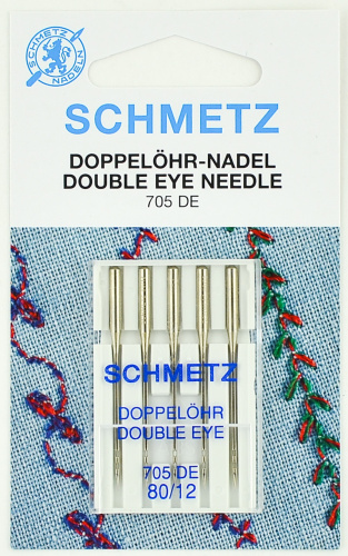  Иглы Schmetz с двумя ушками № 80, 5 шт, 2216.2 VCS фото