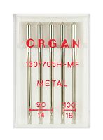  Иглы Organ металлик № 90 - 100, 5 шт, 130/705.90-100.5.H-MF фото