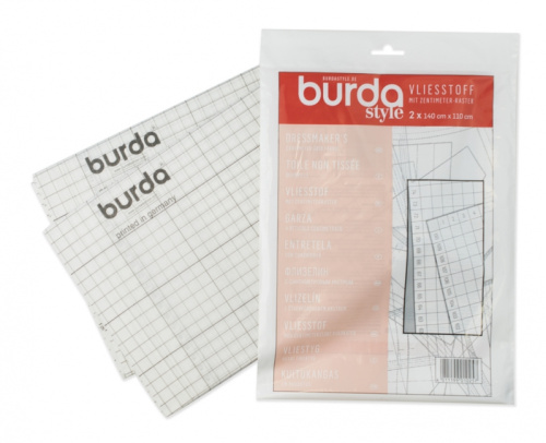  Нетканный материал Burda для пэчворка, подгонки выкройки 140 x 110 см фото фото 2