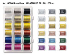 Набор ниток Madeira Smartbox Glamour №20 (18 x 200м), 8066