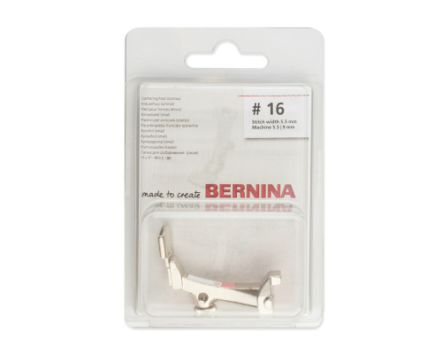  Лапка Bernina для сборок узкая 55 мм № 16, 008 460 72 00 фото фото 2