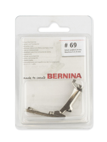  Лапка Bernina подрубатель для волнистой линии 4 мм № 69, 008 487 73 00 фото фото 2