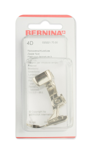  Лапка Bernina для вшивания молнии № 4D, 033 221 70 00 фото