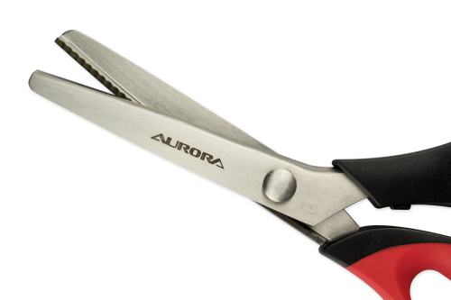  Ножницы Aurora зиг-заг шаг зубчика 3,5 мм 23 см, AU 491 фото фото 2