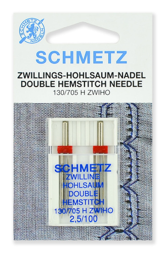  Иглы Schmetz для мережки двойные № 100/2.5, 9025.2.DES фото