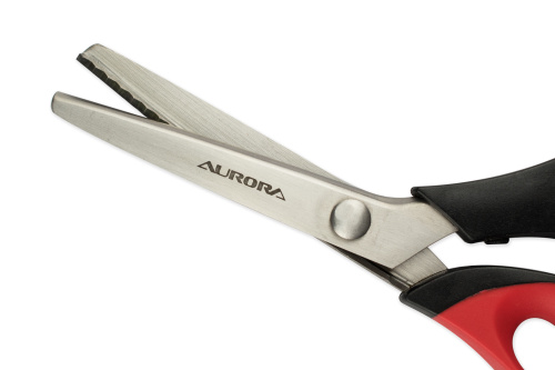  Ножницы Aurora зиг-заг шаг зубчика 5 мм 23 см, AU 489 A фото фото 2