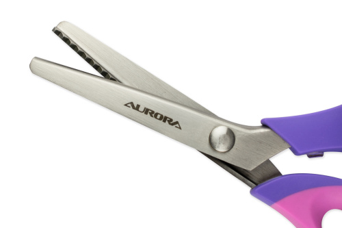  Ножницы Aurora зиг-заг шаг зубчика 5 мм 23 см, AU 493 фото фото 2