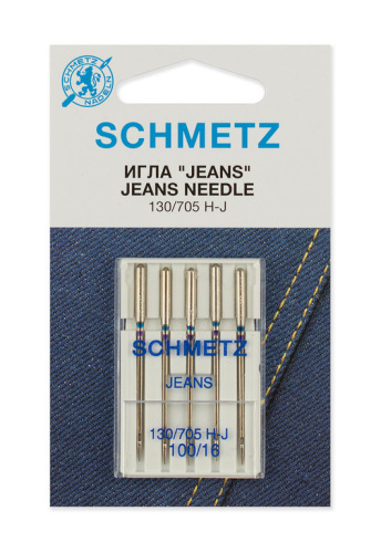  Иглы Schmetz для джинсы № 100, 2230.FB2.VES фото